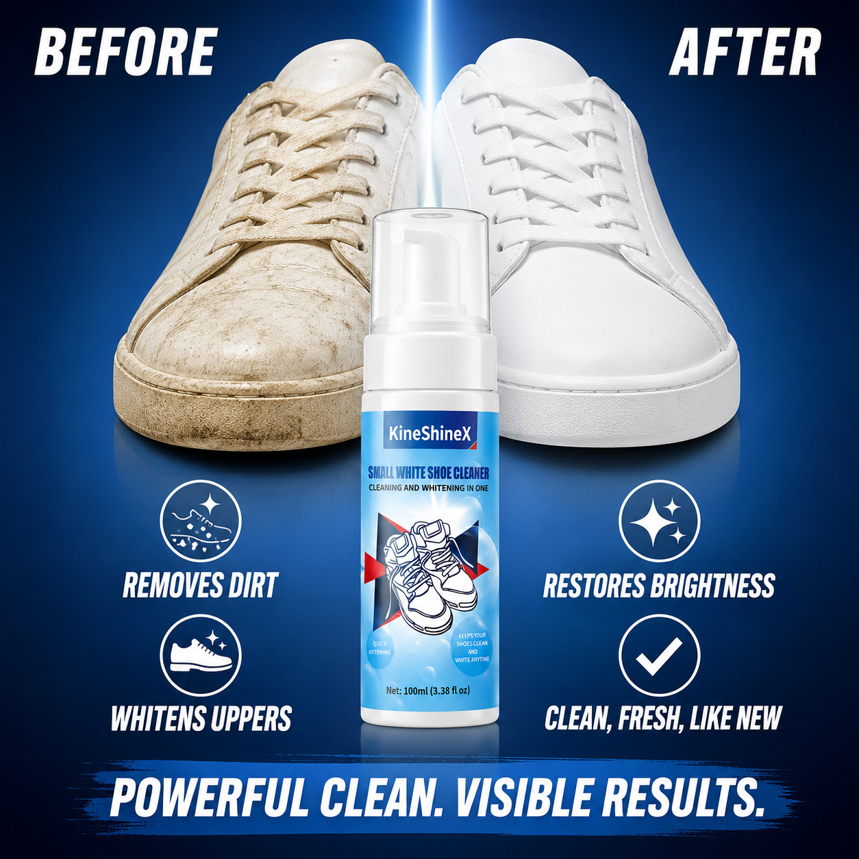 Care For Sneaker - Gihen Shoe Cleaner Kits Water-Free Foam
