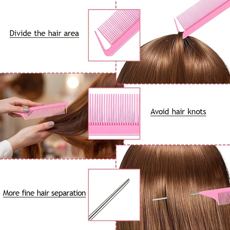 6Pcs Professional Hair Styling - Brush Bristle Set 评论和价格